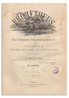 Prometheus : Illustrirte Wochenschrift über die Fortschritte in Gewerbe, Industrie und Wissenschaft. 14. Jahrgang, 1903, Nr 721