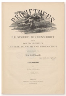 Prometheus : Illustrierte Wochenschrift über die Fortschritte in Gewerbe, Industrie und Wissenschaft. 24. Jahrgang, 1912, Nr 1203