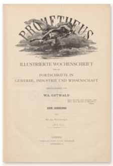 Prometheus : Illustrierte Wochenschrift über die Fortschritte in Gewerbe, Industrie und Wissenschaft. 24. Jahrgang, 1913, Nr 1247