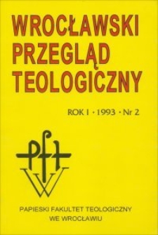 Wrocławski Przegląd Teologiczny, R.1 (1993), nr 2