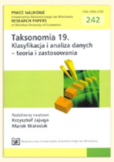 Pomiar odległości obiektów opisanych zmiennymi mierzonymi na skali porządkowej - strategie postępowania