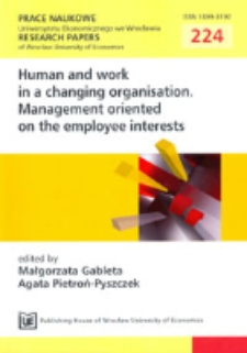 Generational identity in organisations. Challenges for human resources management