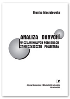 Analiza danych w czujnikowych pomiarach zanieczyszczeń powietrza