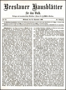 Breslauer Hausblätter für das Volk. Jg. 4, Nr. 73 (1866)