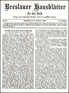 Breslauer Hausblätter für das Volk. Jg. 4, Nr. 74 (1866)