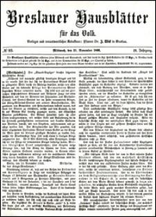 Breslauer Hausblätter für das Volk. Jg. 4, Nr. 93 (1866)