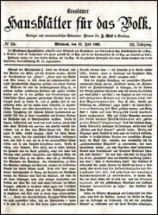 Breslauer Hausblätter für das Volk. Jg. 3, Nr. 55 (1865)