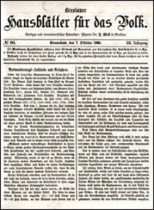 Breslauer Hausblätter für das Volk. Jg. 3, Nr. 80 (1865)