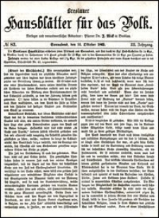 Breslauer Hausblätter für das Volk. Jg. 3, Nr. 82 (1865)