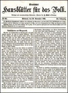 Breslauer Hausblätter für das Volk. Jg. 3, Nr. 95 (1865)