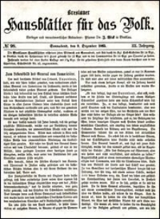 Breslauer Hausblätter für das Volk. Jg. 3, Nr. 98 (1865)