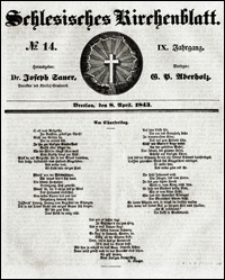 Schlesisches Kirchenblatt. Jg. 9, Nr. 14 (1843)