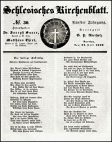 Schlesisches Kirchenblatt. Jg. 5, Nr. 30 (1839)