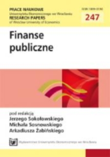 Subwencja wyrównawcza jako źródło wsparcia finansowego gmin w Polsce
