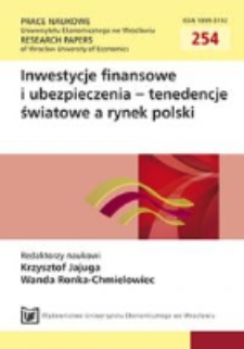 Analiza stóp zwrotu z inwestycji w indeksy akcji spółek społecznie odpowiedzialnych