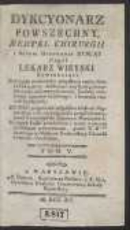 Dykcyonarz Powszechny Medyki, Chirurgii, i Sztuki Hodowania Bydląt Czyli Lekarz Wieyski Zawieraiący Rozciągłe wiadomości wszystkich części sztuki Lekarskiey [...]. T. 5 [Ogr-Pol]
