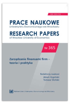 Metodyczne aspekty ujęcia płynności finansowej w metodach oceny kondycji finansowej przedsiębiorstwa.