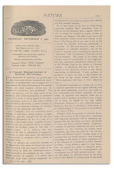 Nature : a Weekly Illustrated Journal of Science. Volume 108, 1921 December 1, [No. 2718]