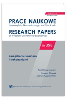 Cele i mierniki monitorowania celów w systemie kontroli zarządczej i budżetu zadaniowego w jednostkach samorządu terytorialnego. Prace Naukowe Uniwersytetu Ekonomicznego we Wrocławiu = Research Papers of Wrocław University of Economics, 2015, Nr 398, s. 450-459