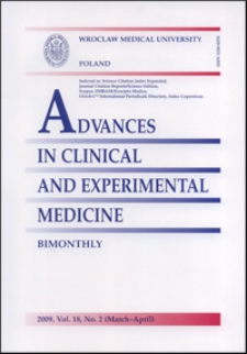 Advances in Clinical and Experimental Medicine, Vol. 18, 2009, nr 2