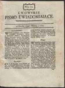 Lwowskie Pismo Uwiadamiaiące. nr 12