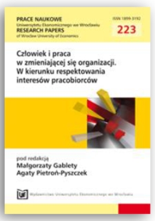 Szkolenie jako element wspierający pracowników w wieku powyżej 50 lat w świetle projektu Wyrównywanie szans na rynku pracy dla osób 50+