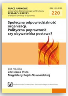 Społeczna odpowiedzialność w praktyce polskich przedsiębiorstw i kształceniu studentów