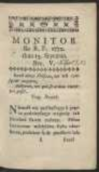 Monitor. R.1772 Nr 5