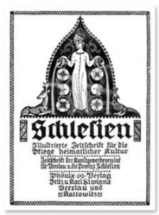 Schlesien : Illustrierte Zeitschrift für die Pflege heimatlicher Kultur. Zeitschrift des Kunstgewerbevereins für Breslau u. die Provinz Schlesien, 4. Jahrgang, 1911, Januar 15, Nr 8