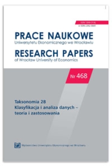 Spis treści [Prace Naukowe Uniwersytetu Ekonomicznego we Wrocławiu = Research Papers of Wrocław University of Economics; 2017; Nr 468]