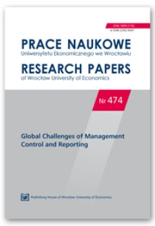 Spis treści [Prace Naukowe Uniwersytetu Ekonomicznego we Wrocławiu = Research Papers of Wrocław University of Economics, 2017, Nr 474]