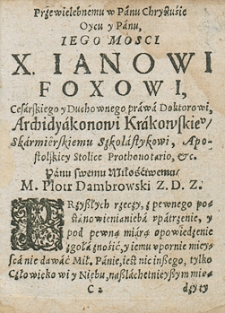 Rozsądek abo obwieszczenie przypadków z przyrodzonych przyczyn idących z nieba i obrotów jego na rok 1622