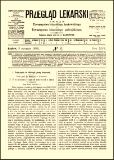 O wykluczeniu ognisk martwych z jamy brzusznej : przyczynki do chirurgii jamy brzusznej, Przegląd Lekarski, 1886, R. 25, nr 2, s. 17-19