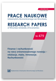 Rola rachunkowości we wspieraniu zrównoważonego rozwoju na przykładzie Państwowego Gospodarstwa Leśnego Lasy Państwowe