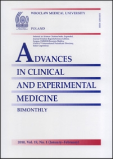 Advances in Clinical and Experimental Medicine, Vol. 19, 2010, nr 1
