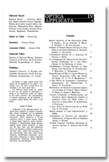 Identification of Chemical Compounds Spectra with the Help of Coherent Optics Methods