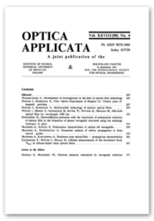 Nonlinear cone optical fiber – propagation characteristic