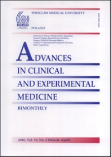 Advances in Clinical and Experimental Medicine, Vol. 19, 2010, nr 2