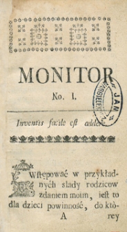 Monitor Warszawski. R.1765 Nr 6