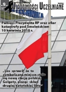 Wiadomości Uczelniane : pismo informacyjne Politechniki Opolskiej, nr 9 (197), kwiecień 2010