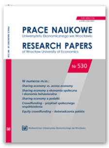 Spis treści [Prace Naukowe Uniwersytetu Ekonomicznego we Wrocławiu = Research Papers of Wrocław University of Economics; 2018; Nr 530]