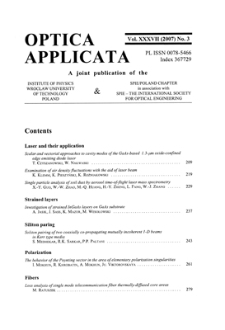 Examination of air density fluctuations with the aid of laser beam