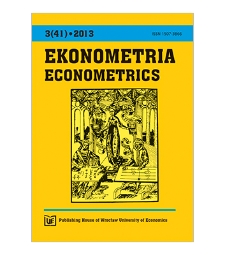 Contents [Ekonometria = Econometrics, 2013, Nr 3 (41)]