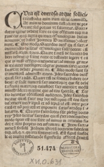 Compendiosum exame[n] pro iis qui sacris initiandi sunt ordinibus collectu[m] cura[m]q[ue] pastoralem suscipere volentibus maxime necessarium