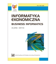 Contents [Informatyka Ekonomiczna = Business Informatics, 2013, Nr 3 (29)]
