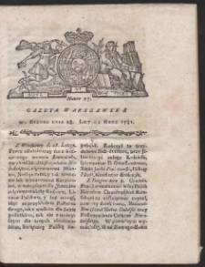 Gazeta Warszawska. R.1781 Nr 17