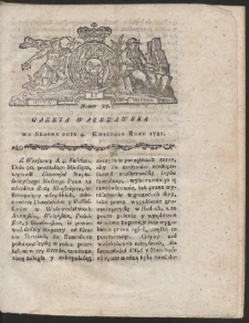 Gazeta Warszawska. R.1781 Nr 27