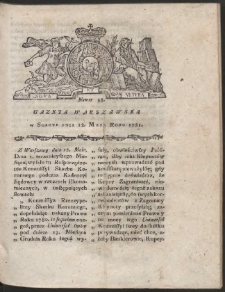 Gazeta Warszawska. R.1781 Nr 38