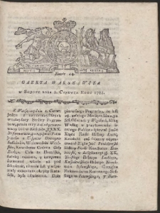 Gazeta Warszawska. R.1781 Nr 44