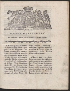 Gazeta Warszawska. R.1781 Nr 48